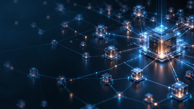 Futuristic Distributed Computing Network with Connected Data Nodes
