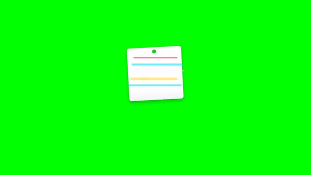 High-energy 3-second seamless loop of a blank white price tag slamming into frame from above with a hard impact, followed by rapid glitch shake bursts featuring RGB split, horizontal displacement, and