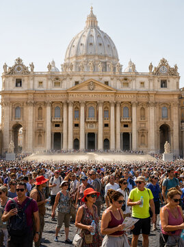Dome of St. Peter's Basilica, Vatican City, Rome, Italy