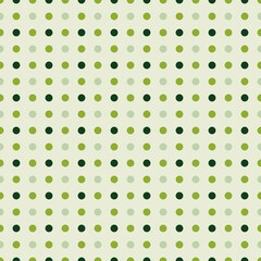 Sage green olive mint polka dot seamless pattern, mid century modern organic dots aesthetic background, wrapping paper fabric packaging textile stationery, nursery interior cafe wallpaper © Source Studio