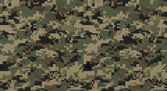 Digital camouflage pattern background