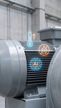Industrial motor safety ai energy monitoring system
