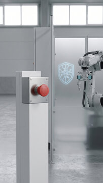 Industrial robot safety switch factory ai energy safety
