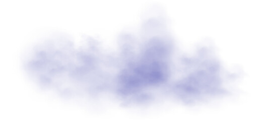 Obraz premium Purple smoke or haze on a transparent background. Magic fog, vapor. png 