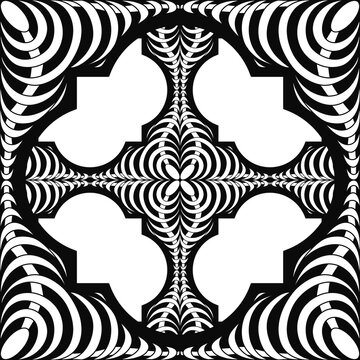 Abstract, Doodle, abstract lines with no fixed form combine to create images, complex patterns, shell motifs, carpet designs, print patterns, wallpaper, fabric, covers.
