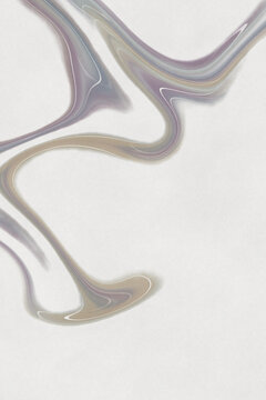 Abstract fluid shapes with muted pastel colors