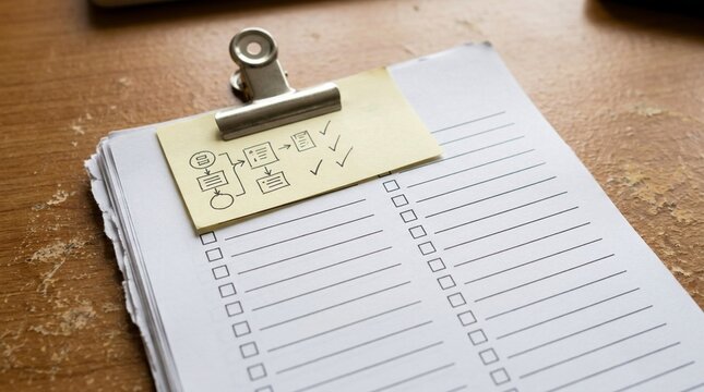 Just-in-Time Review Request Clipped to List, Lean Inventory and Workflow Management