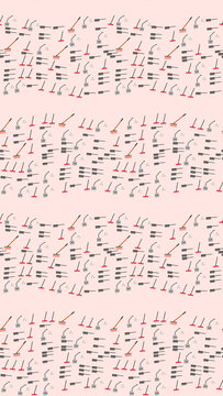 Pattern of cleaning tools