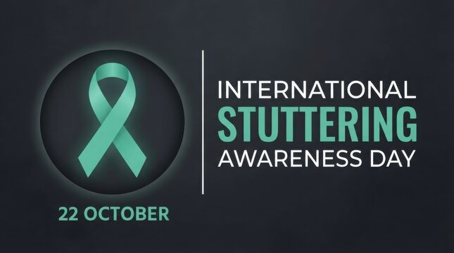 International stuttering awareness day banner design