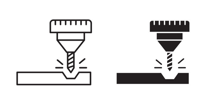 CNC machine icon