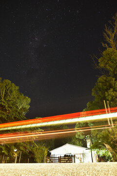 A Residential House Under the Milky Way in La Paloma, Uruguay