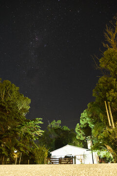 A Residential House Under the Milky Way in La Paloma, Uruguay