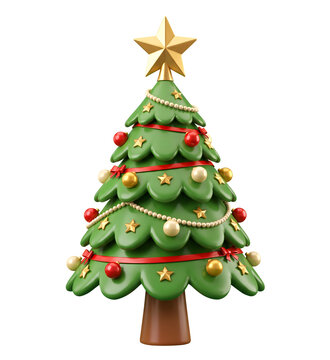 &Aacute;rvore de Natal Infantil em 3D Decorada