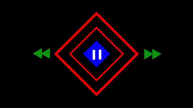 New audio icon and dark background with  4k motion video animation..