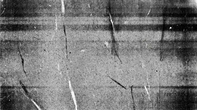 Grungy photocopy noise texture background with scanner printer noise lines black white glitch distressed overlay effect for retro grunge poster artwork design banner paper surface backdrop