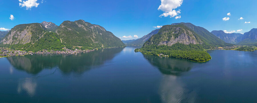 Hallst&auml;tter See Drohnen Panorama
