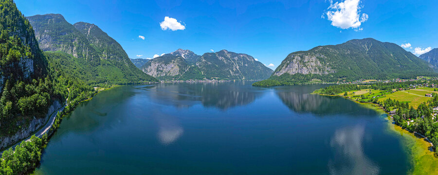 Hallst&auml;tter See Drohnen Panorama