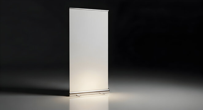 Minimalist Abstract Design Displaying a Translucent Panel with Soft Glow and Clean Lines in a Studio Environment