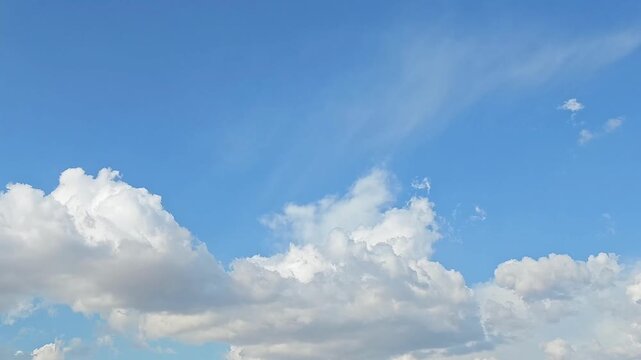 The cumulus are chaning to cumulonimbus