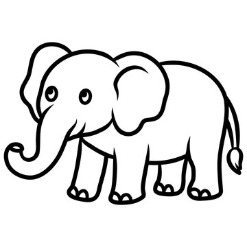 Elephant Animal Vector Icon