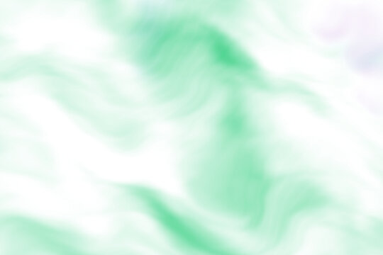 Emerald and teal fluid waves create a soft organic abstract background texture