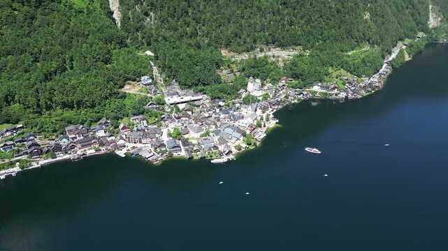Hallstatt Drohnen Panorama