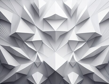 abstract geometric white background with triangle shapes