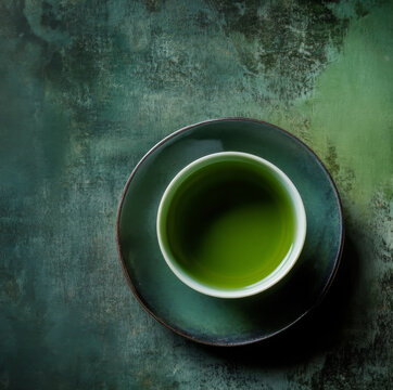 Cup of green tea