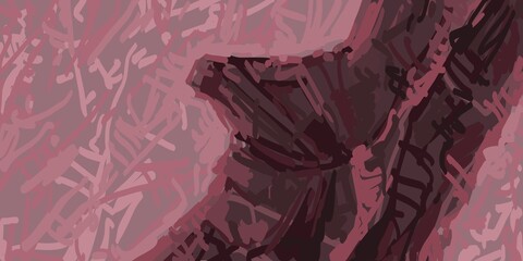 Abstract image for printing. Picture for modern interiors. The picture is painted by hand on a tablet. © neurostructure