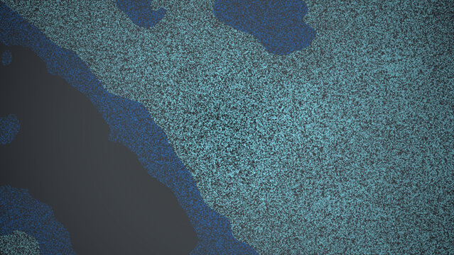 Abstract background, with dark blue, and light blue, textured shapes, grainy, surface pattern, fluid, organic forms, digital composition