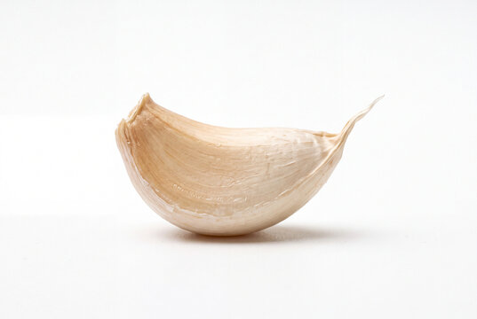 Garlic Clove Isolated on White