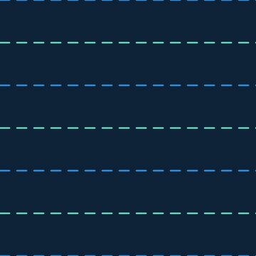 Seamless dashed line pattern on dark blue