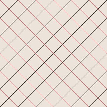 Seamless diagonal plaid pattern geometric background
