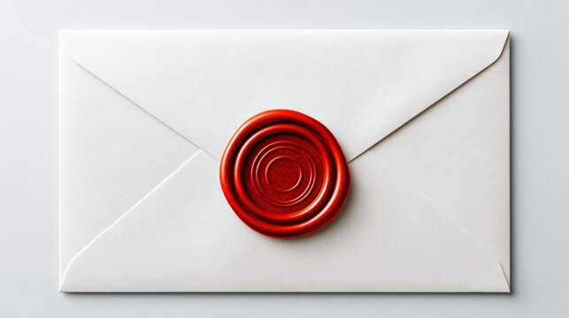 Sealed letter signifies privacy and important message
