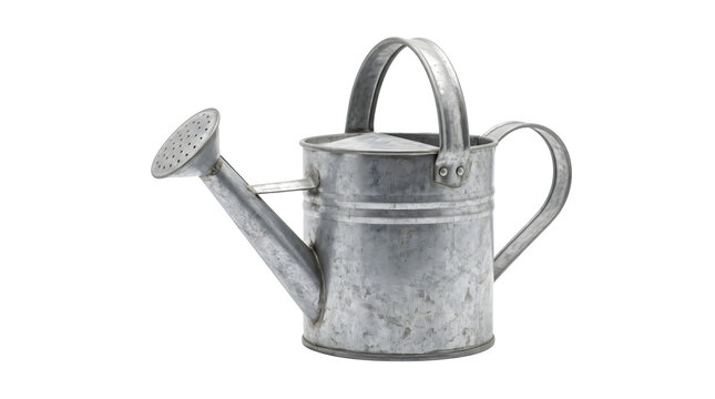 Galvanized metal watering can with handle and spout watering container galvanized equipment accessory household
