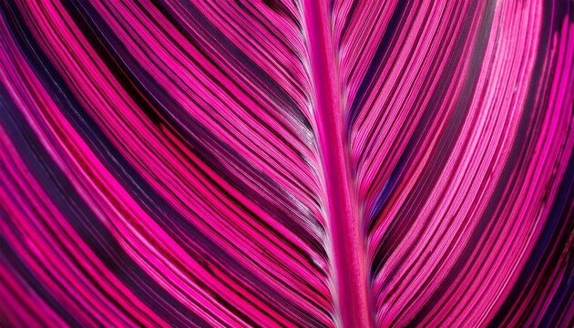 ti plant detail in magenta and pink