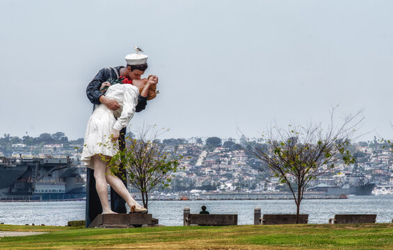 Unconditional Surrender or Kissing Statue in San Diego, USA