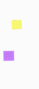 Flat design abstract colorful shapes composition