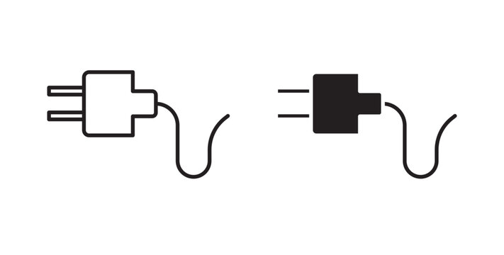 Electrical plug icon