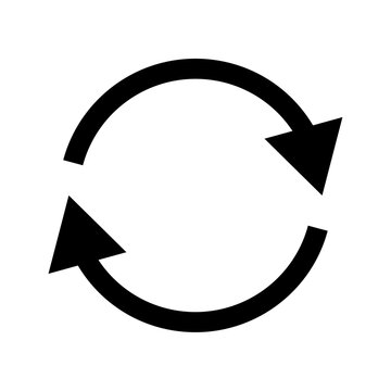 Circular refresh arrows icon
