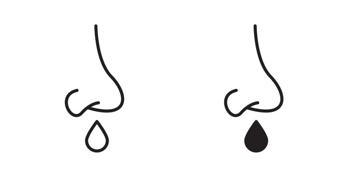 Runny nose icon