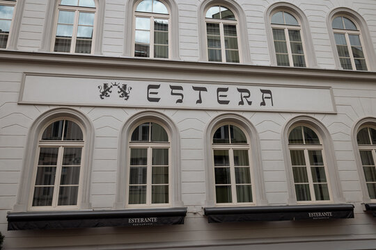 Krakow, Poland - July 18, 2026: Exterior of Hotel Estera in the historic Kazimierz district.