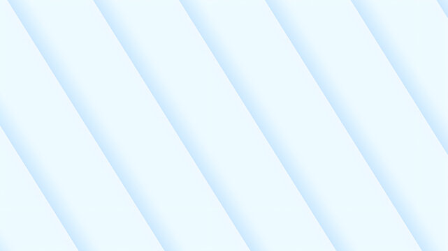 Abstract light blue background with diagonal stripes and soft shadows for modern geometric graphic design and clean presentation template layouts