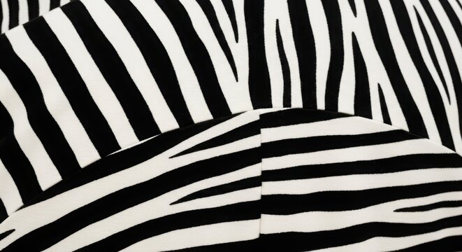 Zebra stripes pattern closeup