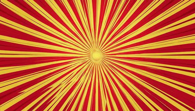 red and yellow sunburst pattern background