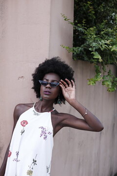 A Model posing in stylish & fashion way