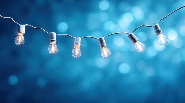 Warm light strings create a magical and comforting ambiance