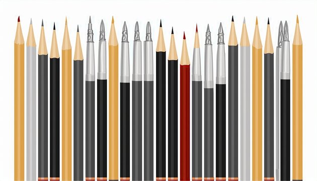 graphite pencil illustrator art brushes