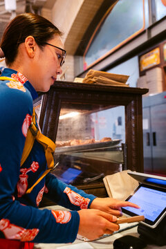 Taking Orders Counter Checkout
