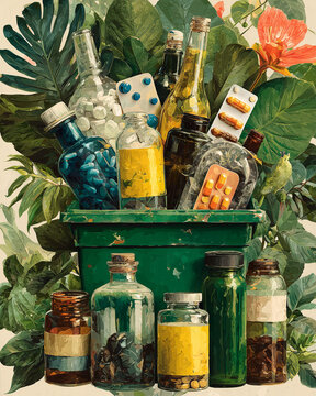Dispose of old medicine